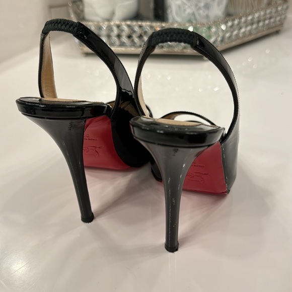 Christian Louboutin Paris peep toes heel 120 - Picture 3 of 9